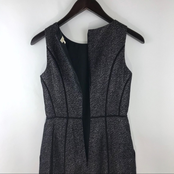 Shoshanna Black Metallic Cute Dress 0 - Picture 5 of 5